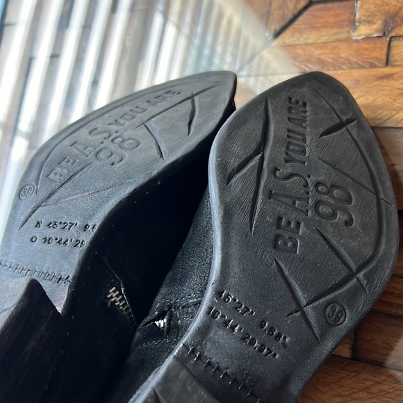 A.S.98 Biker Boots from Spain Leather and Suede Cheyenne 39 8.5 - Picture 10 of 15